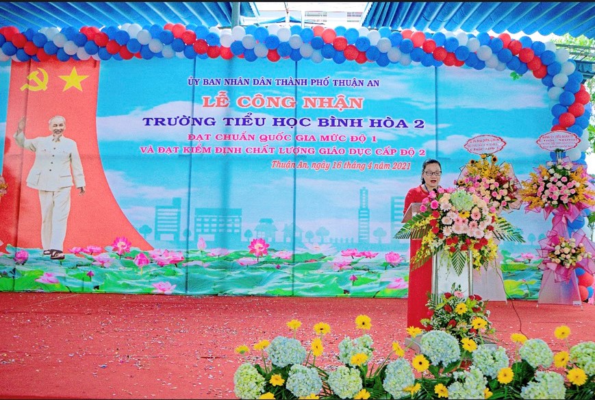 Bà Nguyễn Thị Hoàng Trang tóm tắt kết quả